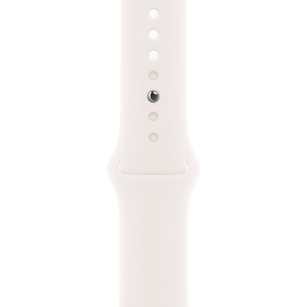 Apple Watch Series 11 42mm Aluminum Rose Gold Case Light Blush Sport Band S/M